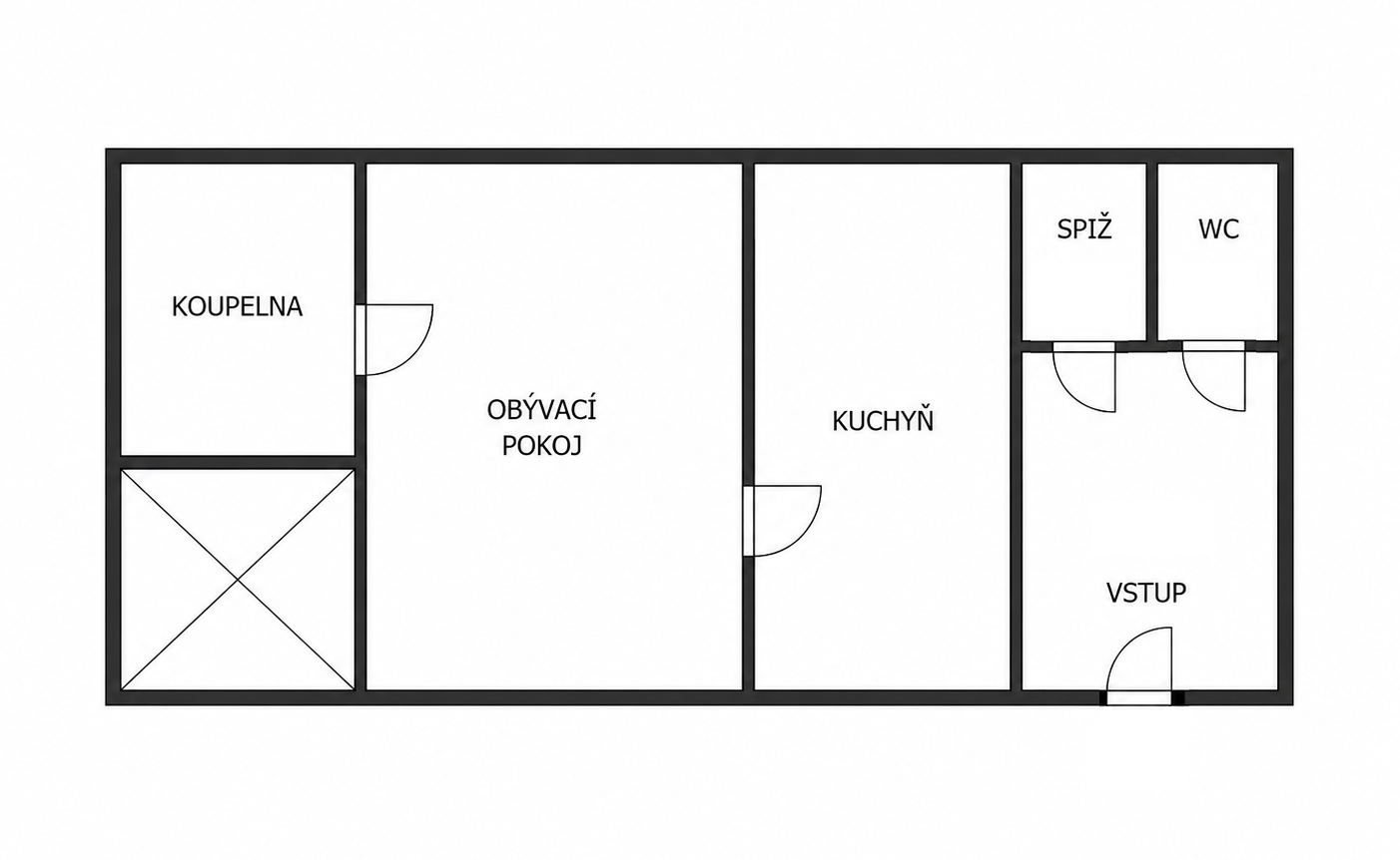 2D půdorys bytu